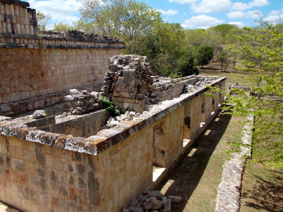 The steam baths were usually placed near the ball court.